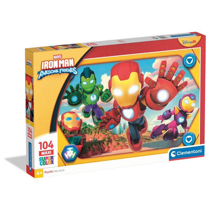 Marvel Iron Man and His Awesome puzzle 104pcs-1