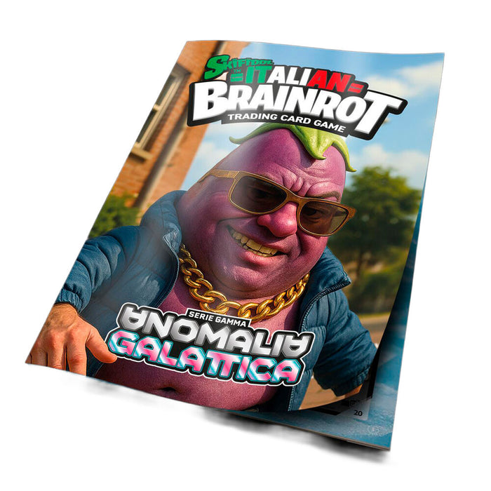 Italian Brainrot Series 3 Galactic Anomaly Album + Pack of 7 collectible cards-1