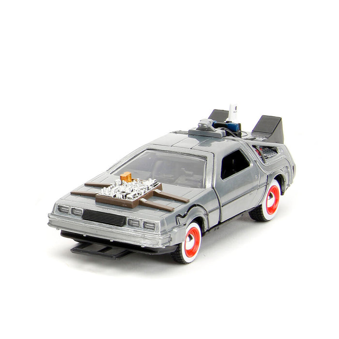 Back to the Future 40th Anniversary Time Machine pack 3 Dlorean-5