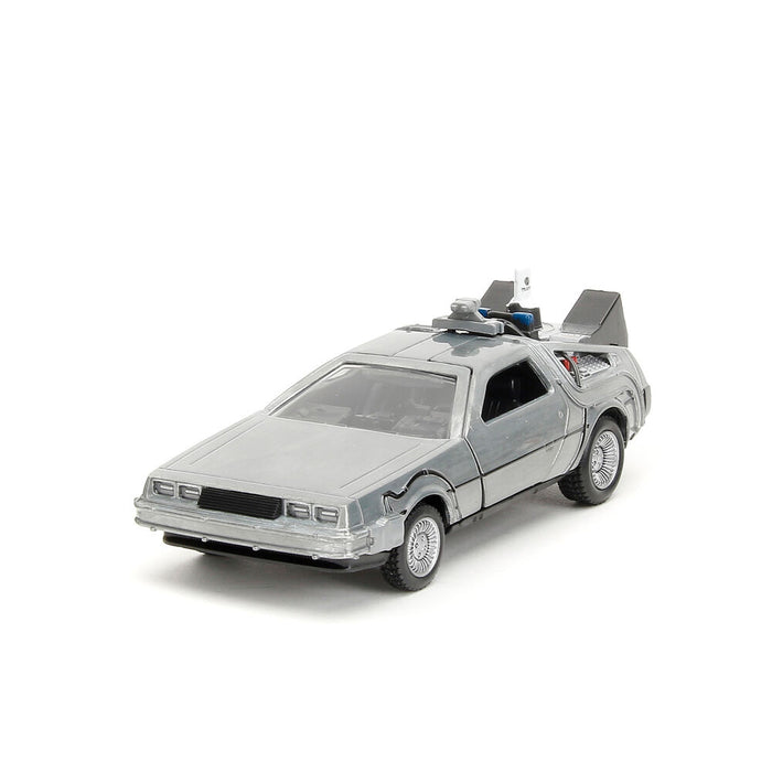 Back to the Future 40th Anniversary Time Machine pack 3 Dlorean-7