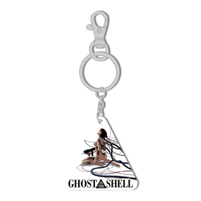 Ghost in the Shell Resting Motoko metal keychain-1