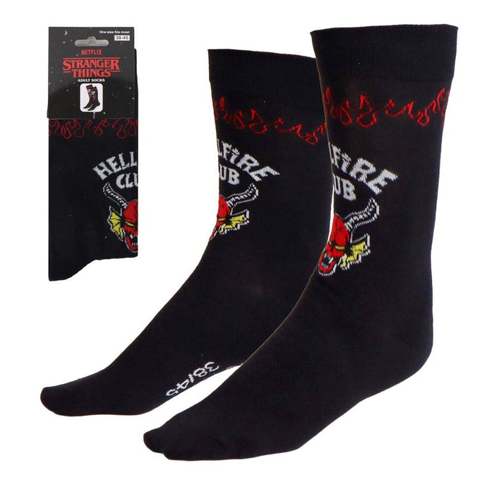 Stranger Things Hellfire Club adult socks-2