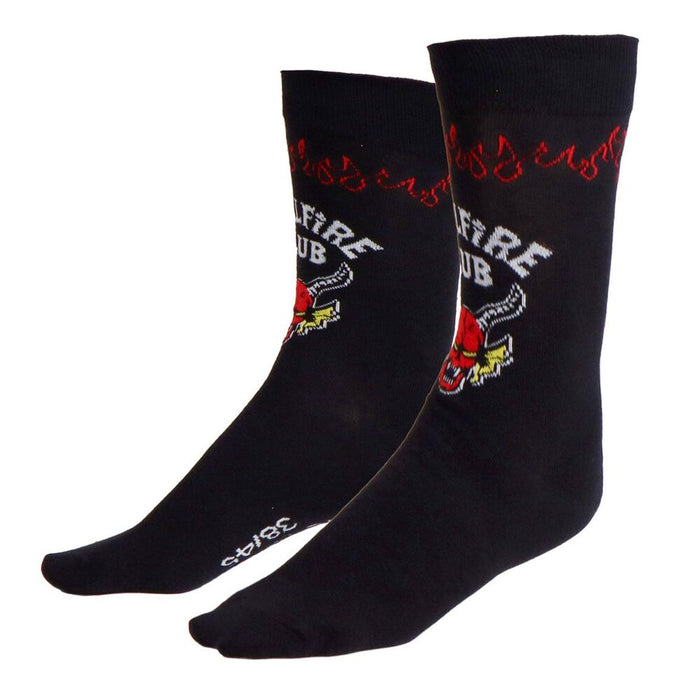 Stranger Things Hellfire Club adult socks-3