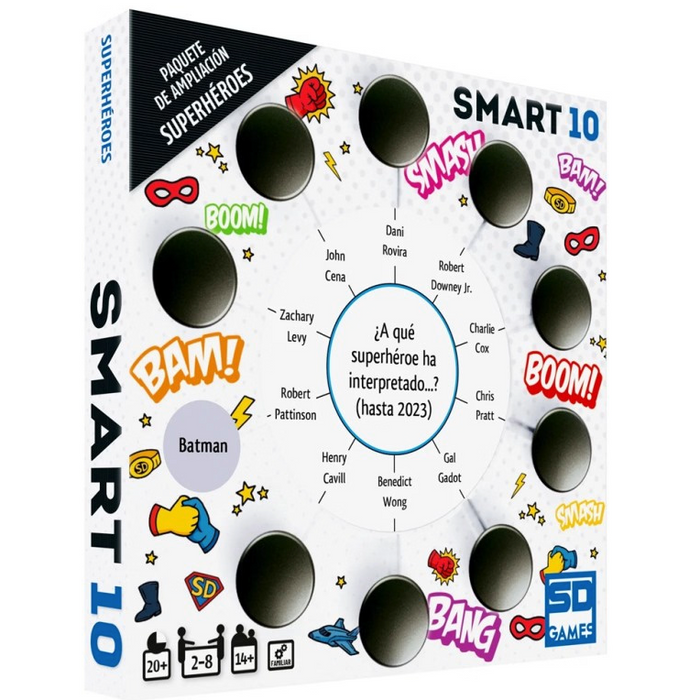 Spanish Smart 10 Game Expansion Superhero-1