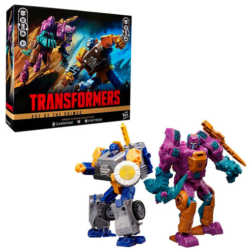 Transformers Age of The Primes Fisitron & Carnivac set 2 figures 14cm-1