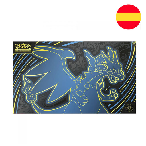Spanish Pokemon Mega-Charizard X Ultra Premium collectible carsd case-1