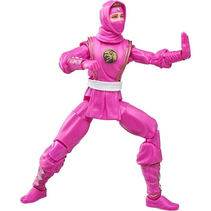 Power Rangers Lightning Collection Mighty Morphin Ninja Pink Ranger figure 15cm-4