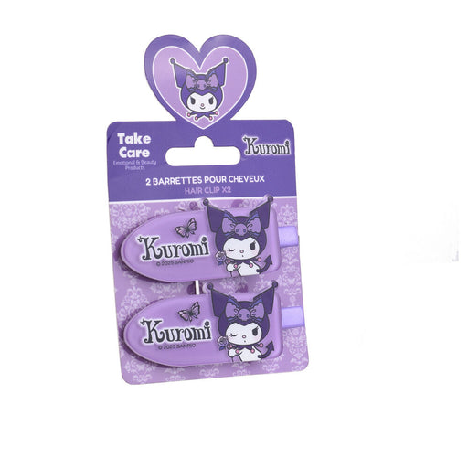 Hello Kitty Kuromi pack 2 hair clips-1
