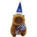 Real Madrid capibara teddy santa hat 35cm-1