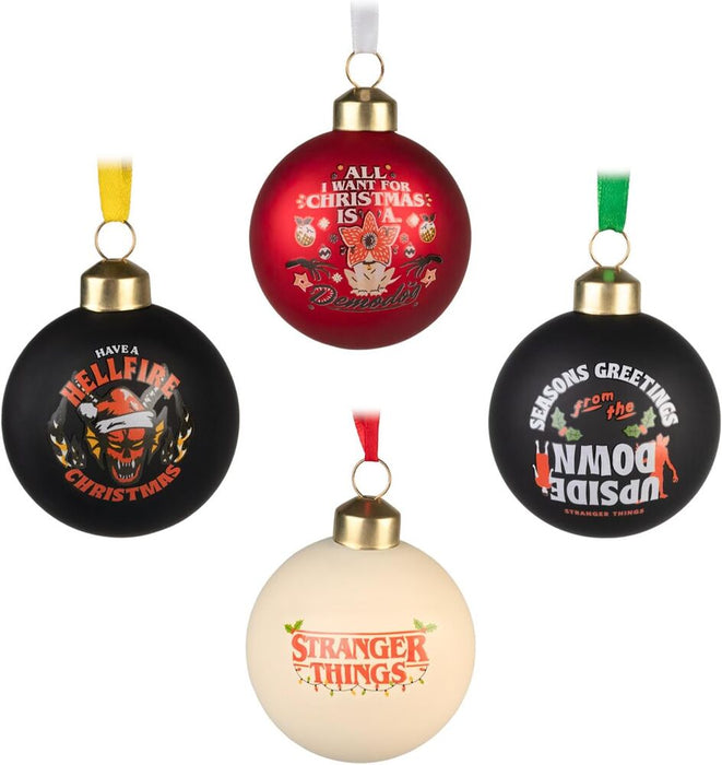 Stranger things Set 4 Christmas ornaments-1