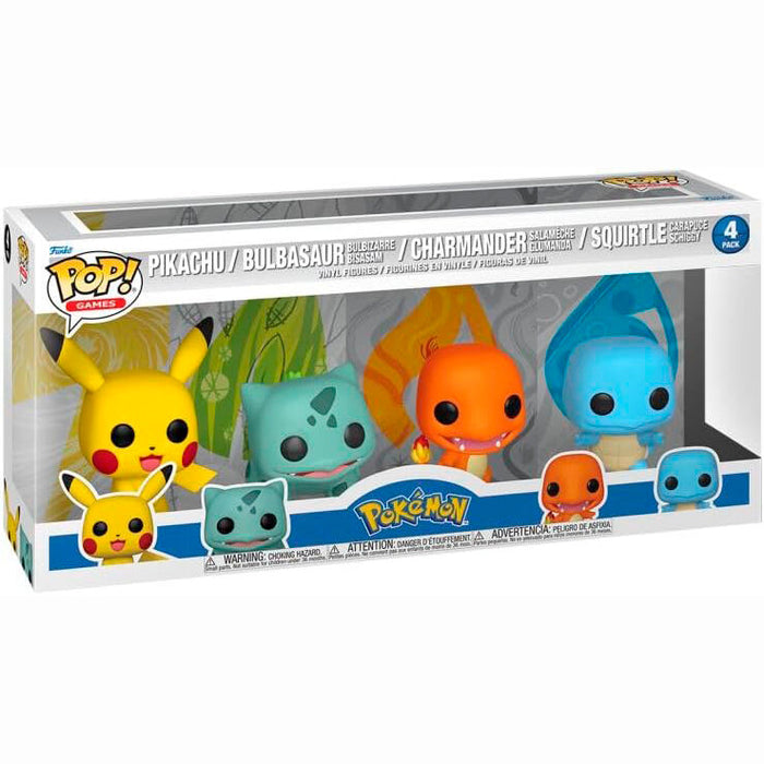 POP pack 4 figures Pokemon Starters Exclusive-2