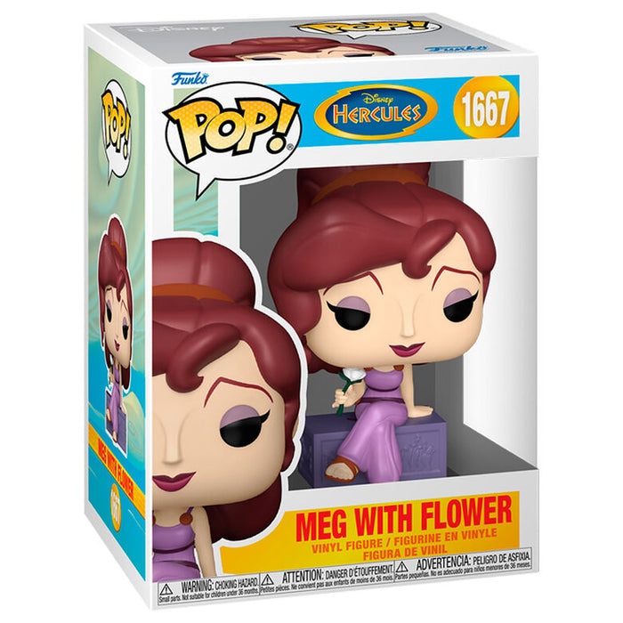 POP figure Disney Hercules Meg with Flower-2