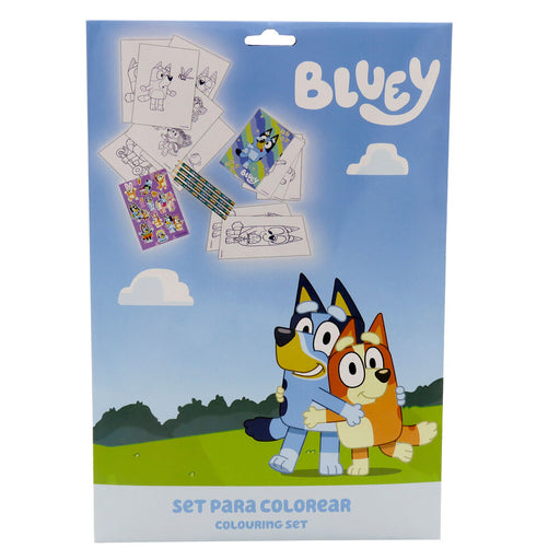 Bluey colouring set-1
