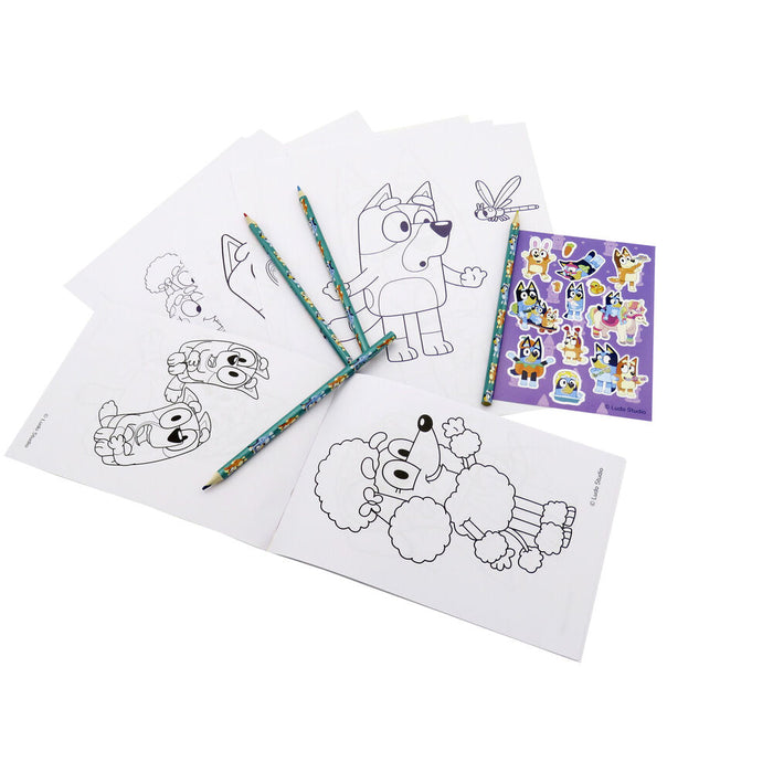Bluey colouring set-2