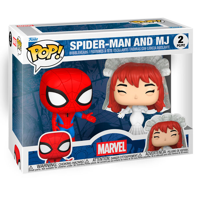 POP pack 2 figures Marvel Spider-Man and MJ-2