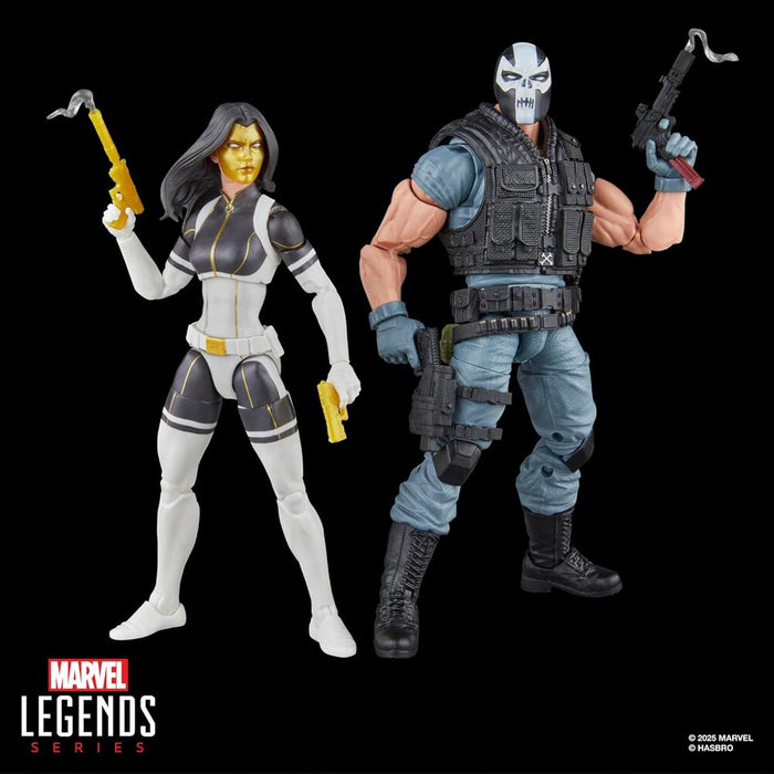 Marvel Legends Series Super Villains Madame Masque & Crossbones pack 2 figures 15cm-6