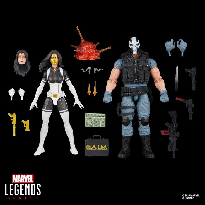 Marvel Legends Series Super Villains Madame Masque & Crossbones pack 2 figures 15cm-10