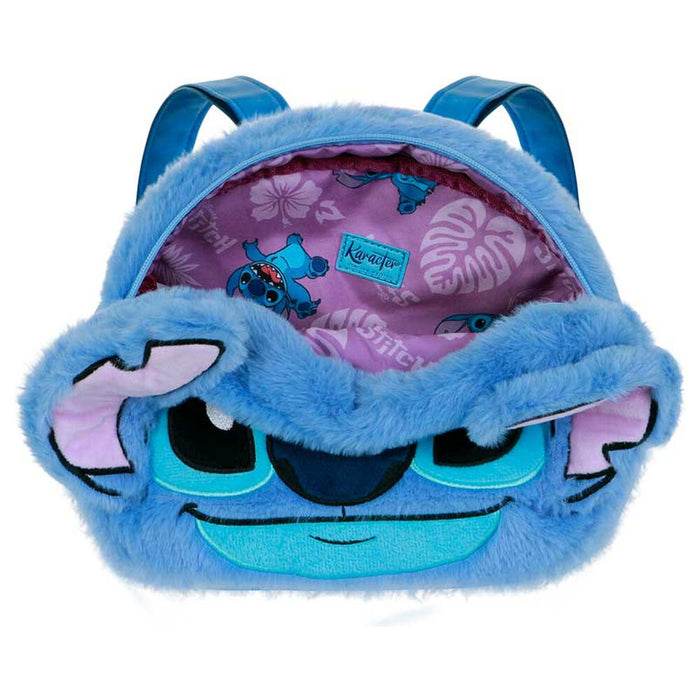 Disney Stitch Heart Plush Backpack bag-4