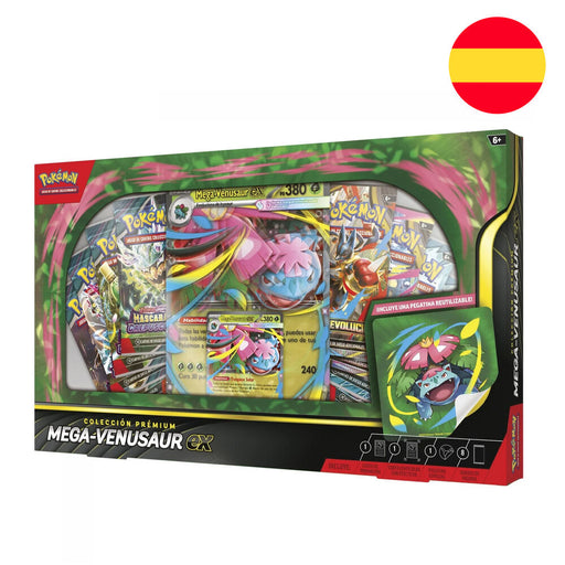 Spanish Pokemon Premium Mega-Venusaur collectible card game case-1