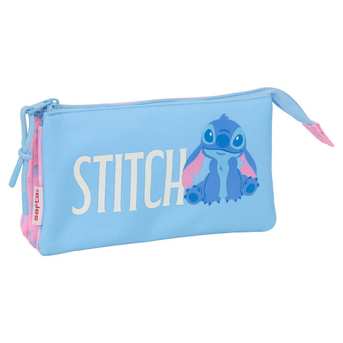 Disney Stitch Bright triple pencil case-1
