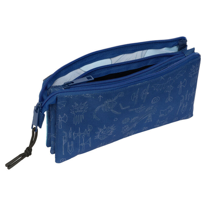 How to Train Your Dragon triple pencil case-3
