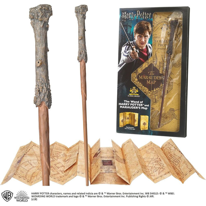 Harry Potter Magic Wand + Marauders Map-3