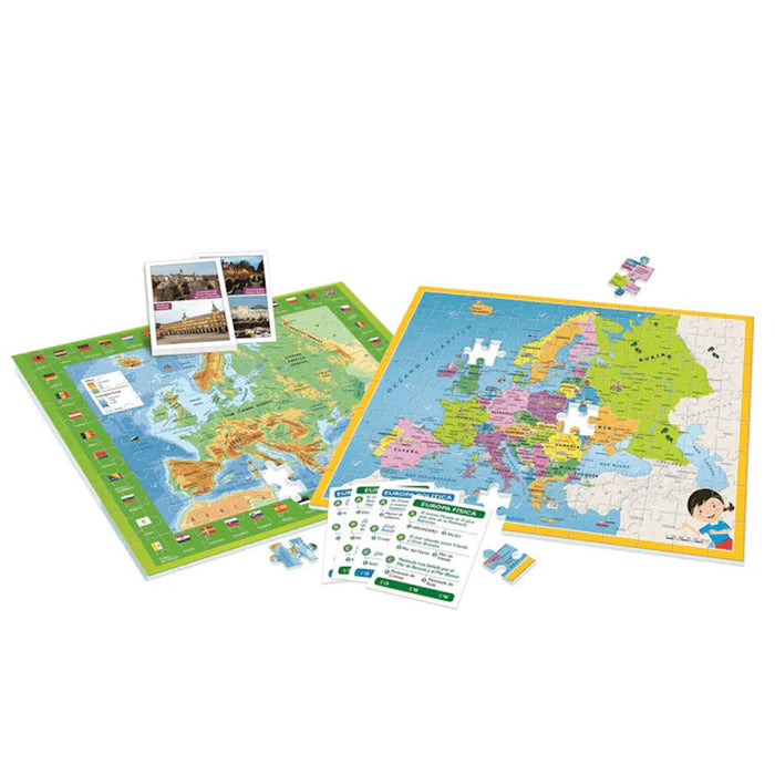 Geo Map Discover Europe in Spanish-1