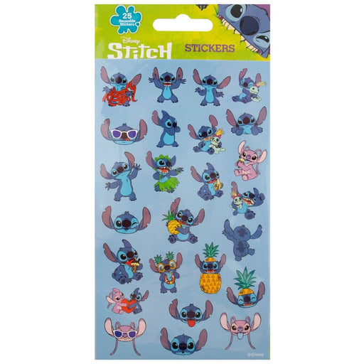 Disney Stitch Reusable stickers 25pcs-1