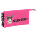 Hello Kitty Kuromi triple pencil case-1