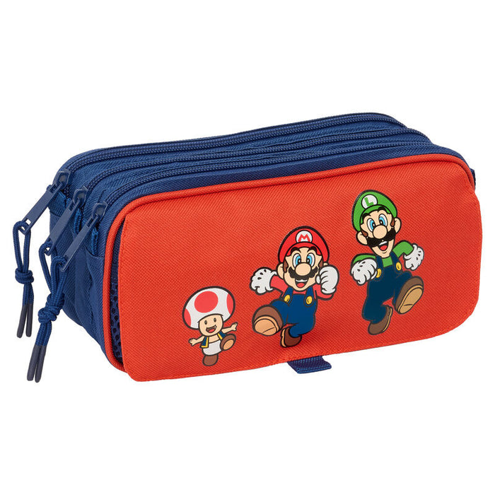 Super Mario Bros Mamma Mia triple pencil case-1