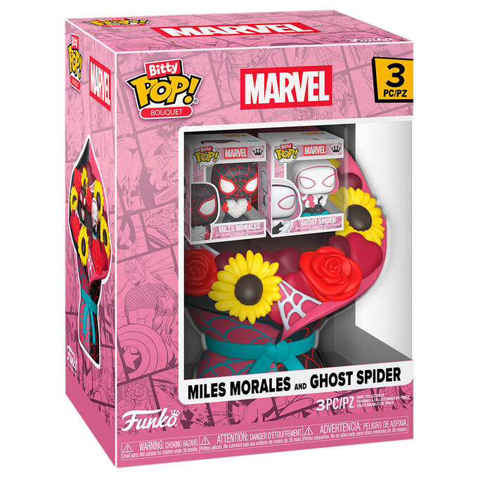 Bitty POP Bouquet figure Marvel Miles Morales and Ghost Spider Valentines day-1