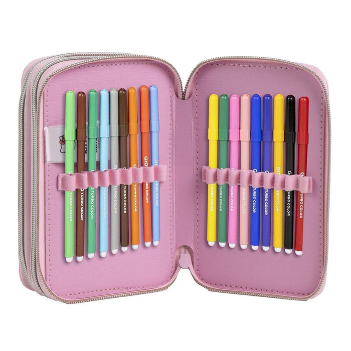 Hello Kitty triple pencil case-3