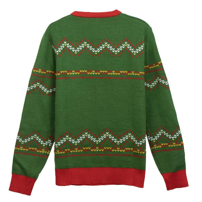 Grinch adult Christmas knitted jumper-1