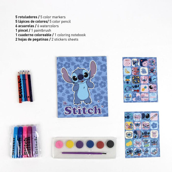 Disney Stitch backpack stationery set-3