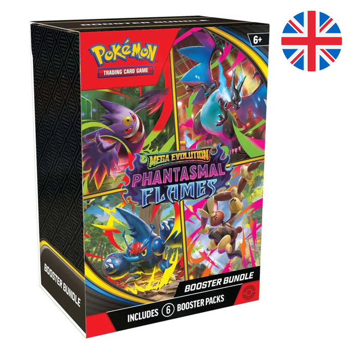 English Pokemon Phantasmal Flames Booster Bundle Collectible Card game-1
