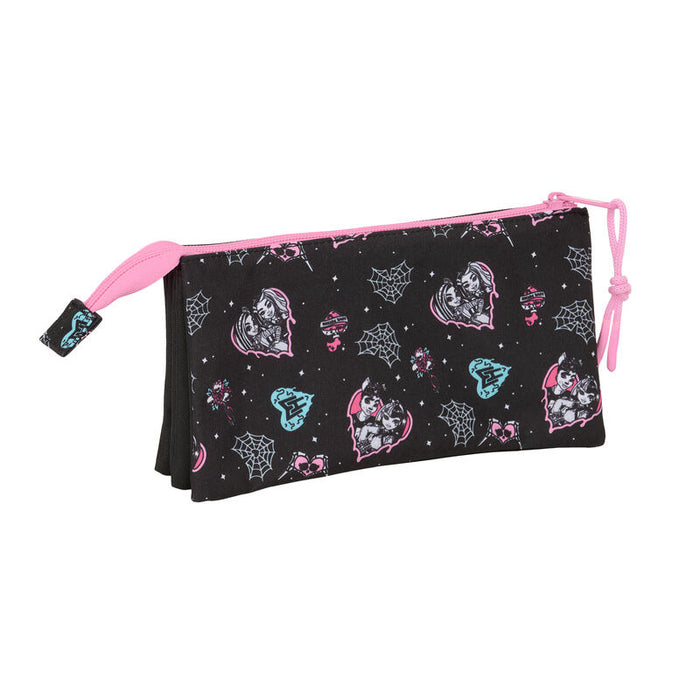 Monster High triple pencil case-2