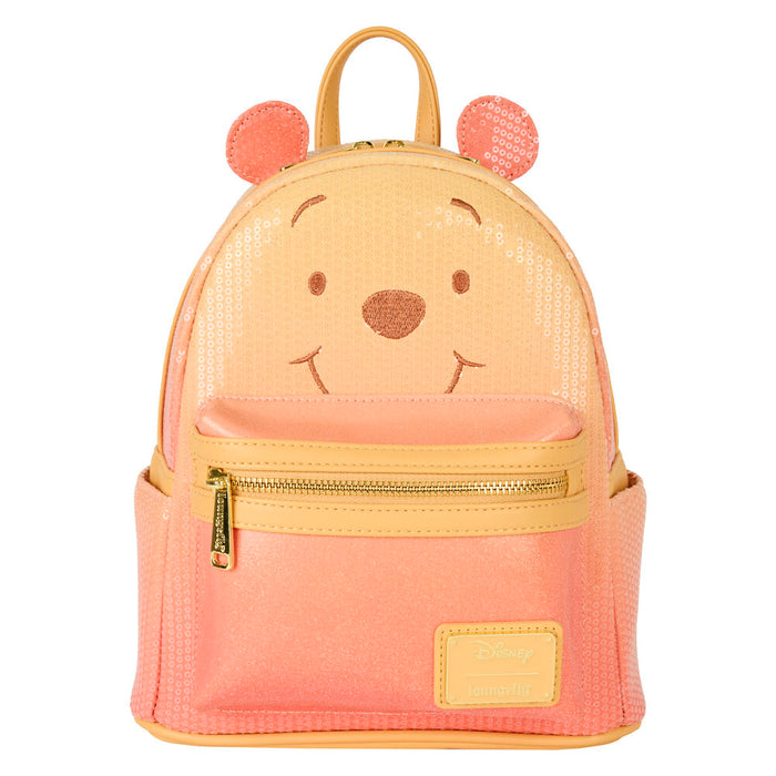 Loungefly Disney Winnie the Pooh Sequin Glitter backpack-2
