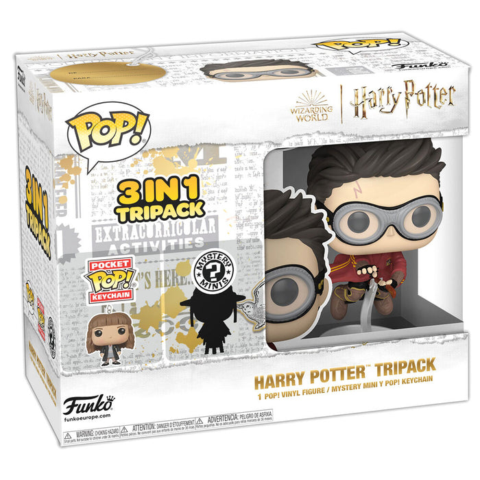 Harry Potter Funko Tripack POP + Mystery Mini + Keychain-1