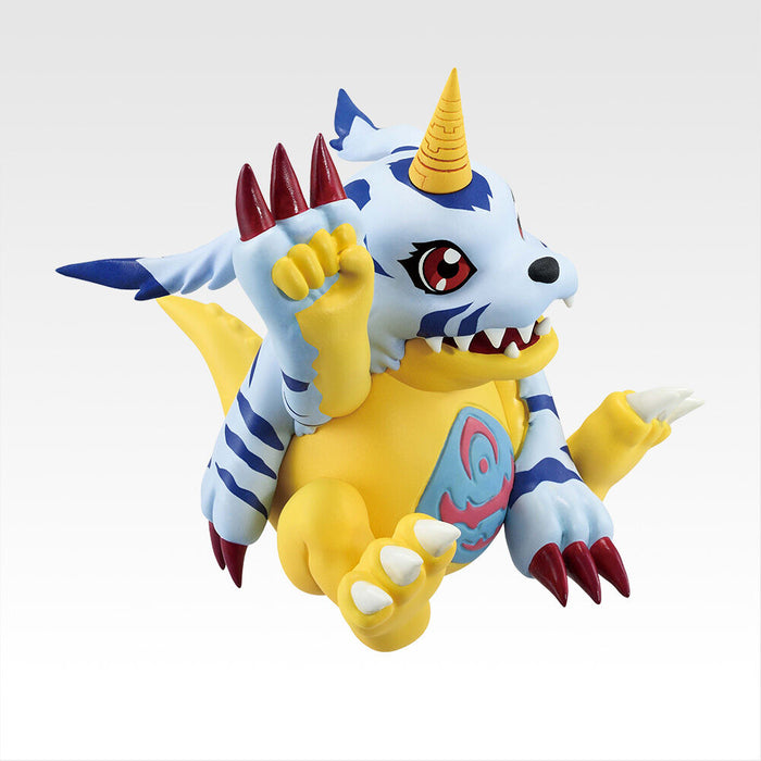 Digimon Adventure Clash of Light and Darkness Agumon & Gabumon Ichibansho figure 7cm-6