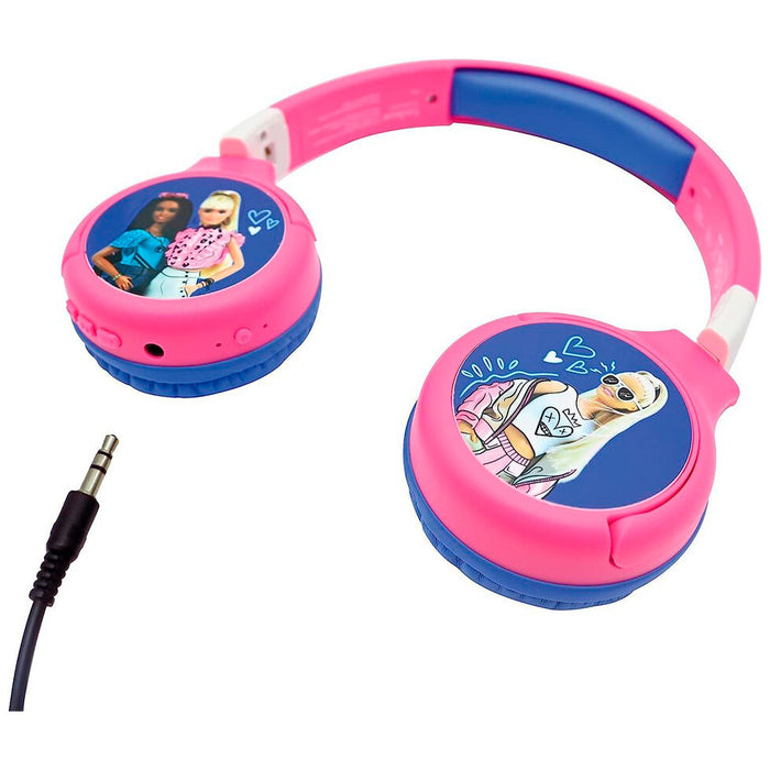 Barbie Foldable headphones-3