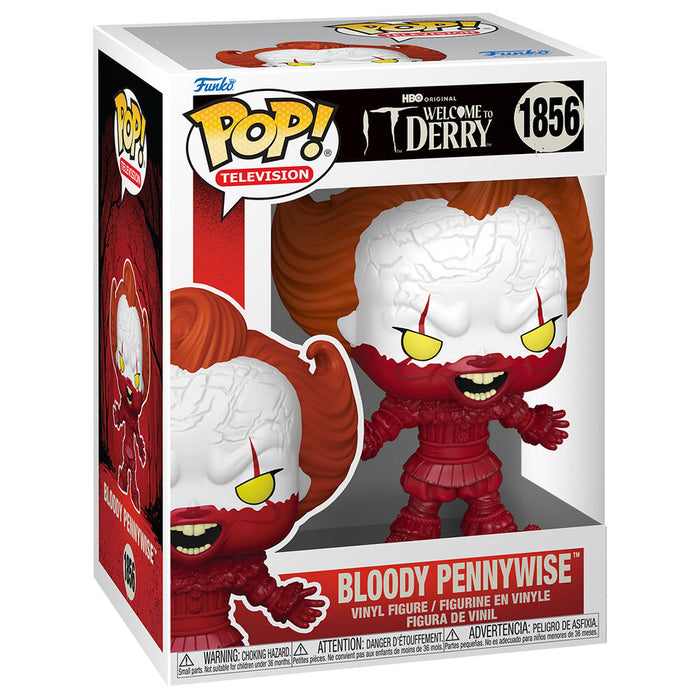 POP figure IT Welcome To Derry Bloody Pennywise-2