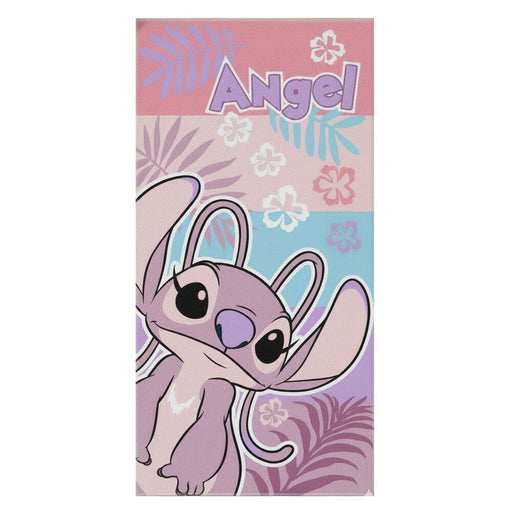Disney Stitch Angel microfibre beach towel-1
