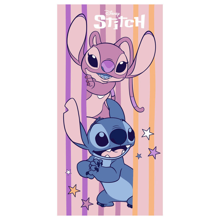 Disney Stitch & Angel microfibre beach towel-1