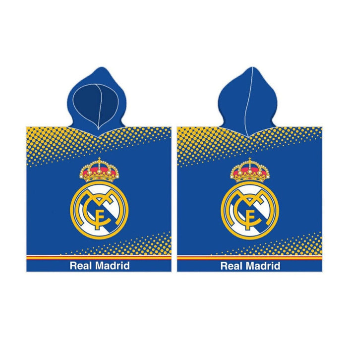 Real Madrid cotton poncho towel-1