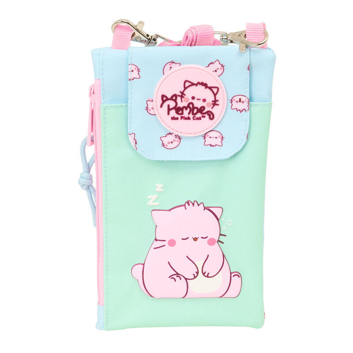 Pembe The Pink Cat purse mobile bag-1