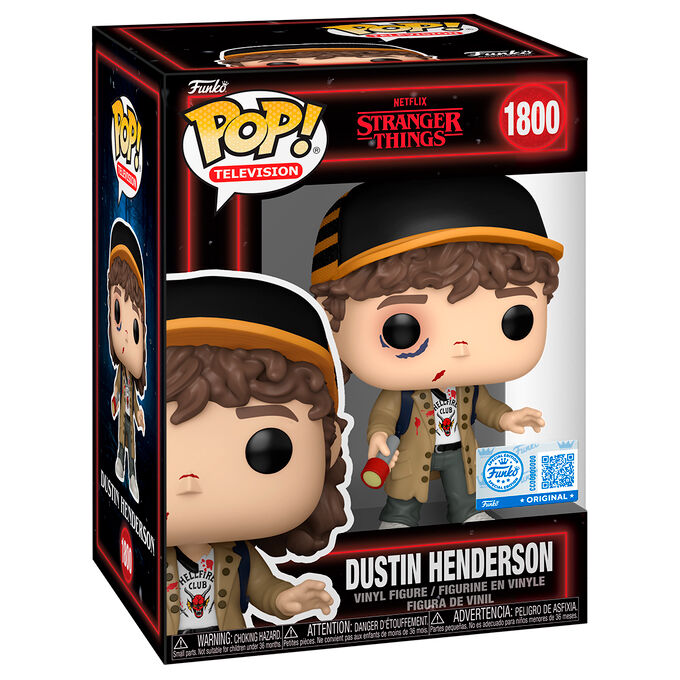 POP figure Stranger Things 5 Dustin Henderson Exclusive-2