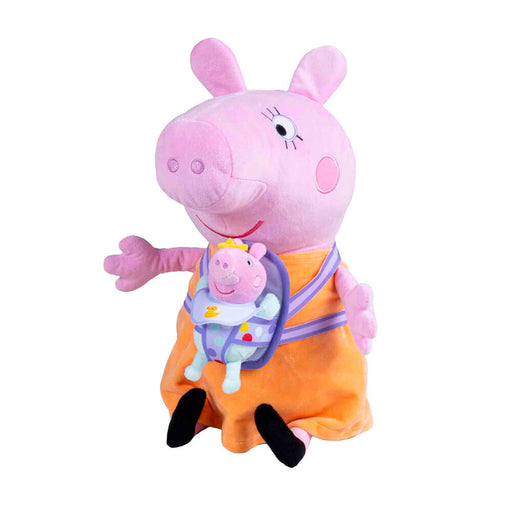 Peppa Pig Mummy Pig with Evie plush toy 33cm-1