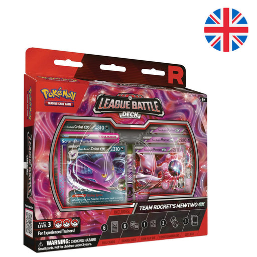 English Pokemon Rockets Mewtwo Ex League Battle Deck Blister of collectible cards-1