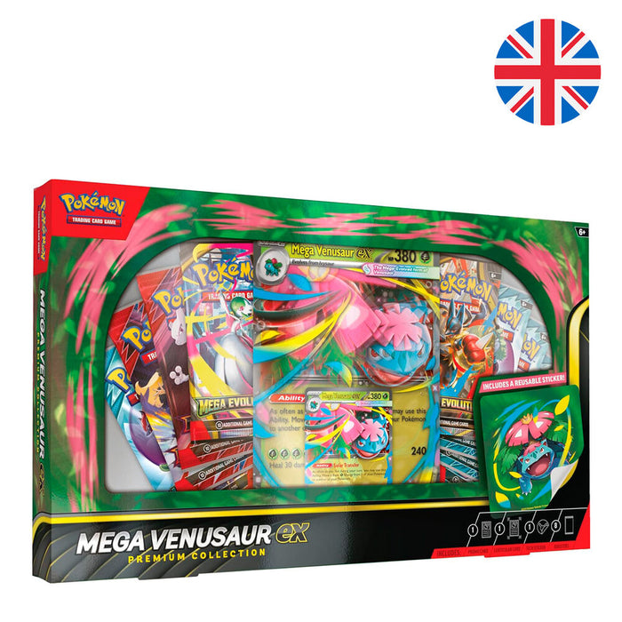 English Pokemon Premium Mega-Venusaur collectible card game case-1