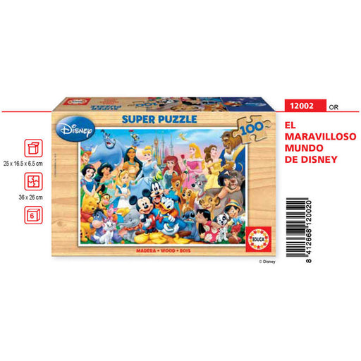 Disney The Wonderful World of Disney puzzle 100pcs-0